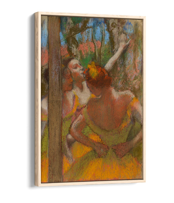 EDGAR DEGAS, DANCERS -FLOAT EFFECT CANVAS WALL ART PRINT