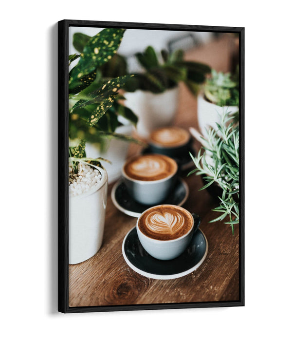 Canvas Wall Art – Coffee Canvas Print With Float Effect Art | Handmade UK Artwork