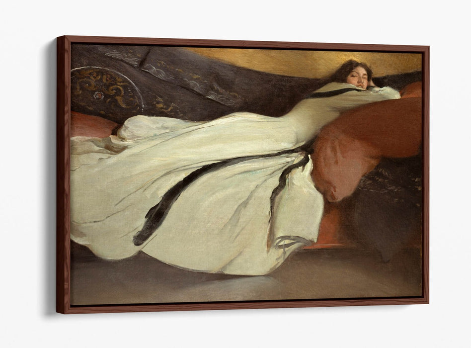 Canvas Wall Art - John White Alexander Repose Float Effect Canvas Print With 30mm Deep Frame