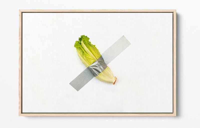Canvas Wall Art - Modern Kitchen Decor | Float Effect Handmade Print With Premium Frame