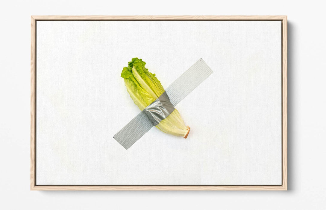 Canvas Wall Art - Modern Kitchen Decor | Float Effect Handmade Print With Premium Frame