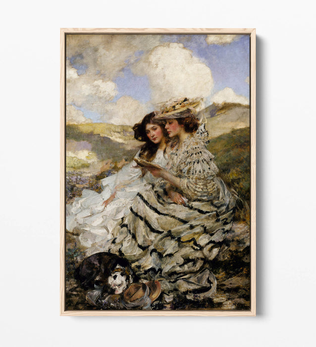 Canvas Wall Art | On The Dunes – Handmade Float Effect Print with Premium Finish