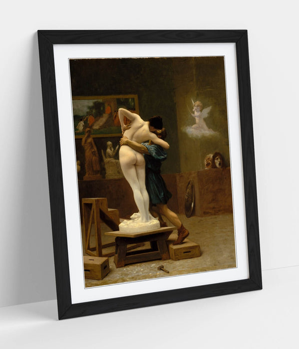 Framed Wall Art - Jean-Leon Gerome Pygmalion And Galatea Classic Art Print Poster