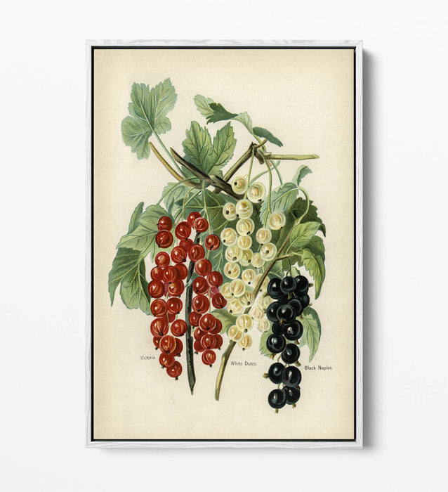 Canvas Art Print - Vintage Black Naples Float Effect Handmade Wall Art UK