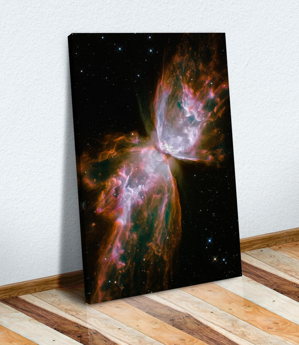 Nebula Canvas Wall Art – NGC 6302 Print | Outer Space Art | Ready To Hang Canvas