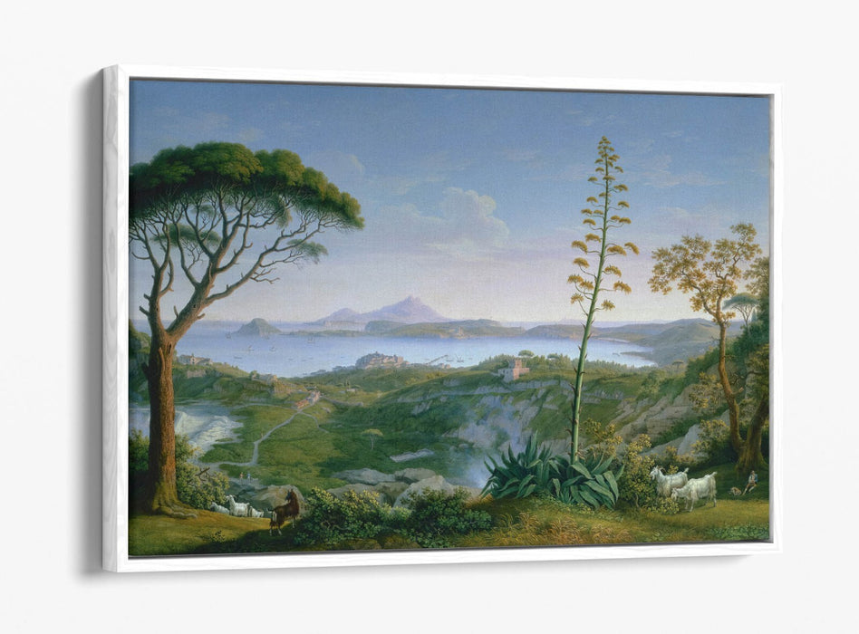 Float Effect Canvas Art – Handmade UK Canvas Wall Art Philipp Hackert Scene