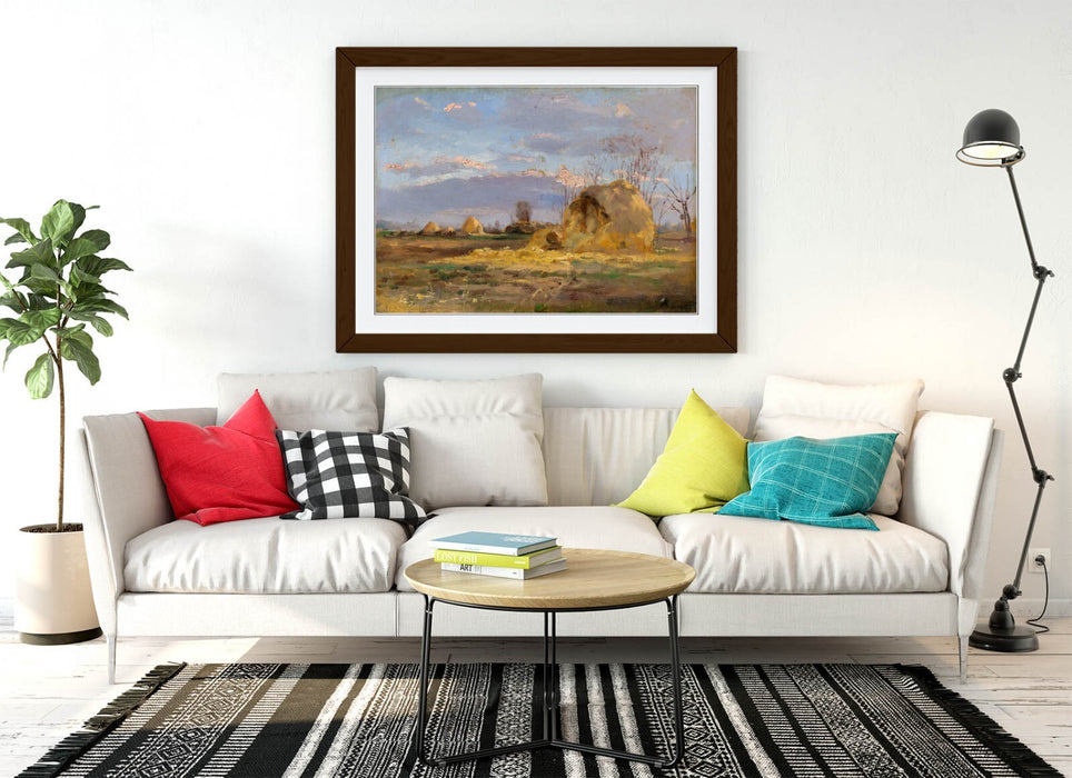 Framed Wall Art Featuring Ferdinand Katona Autumn Landscape Print - Handmade UK Art