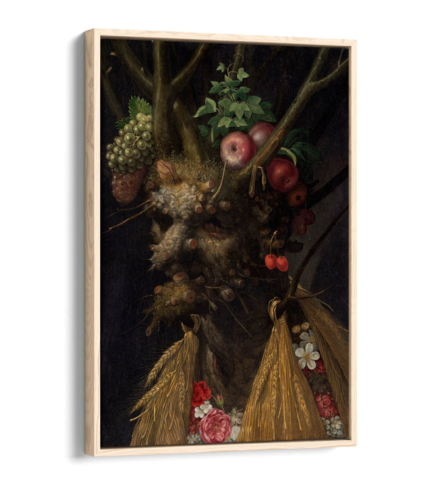 Canvas Wall Art Print - Four Seasons Artwork on Float Effect Canvas, Ready to Hang