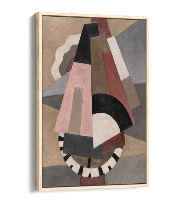 MARSDEN HARTLEY, PROVINCETOWN -FLOAT EFFECT CANVAS WALL ART PRINT