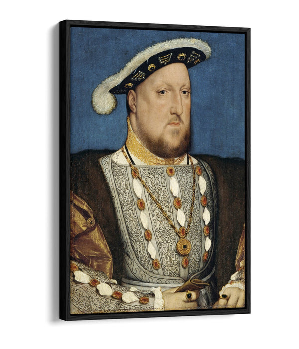Canvas Wall Art Print – King Henry VIII Classic Portrait on Float Effect Canvas