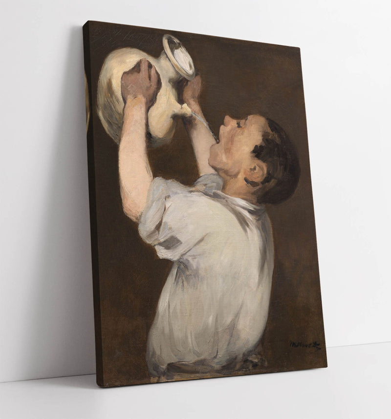 Canvas Wall Art – Edouard Manet Boy With Pitcher Print | Handmade Premium Varnish Finish