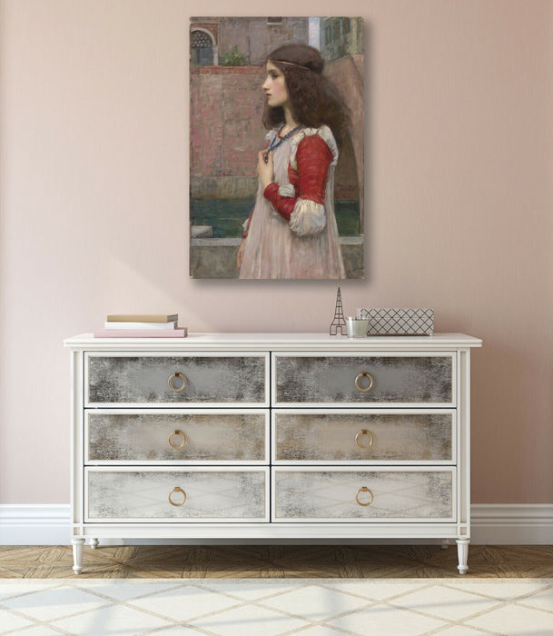CANVAS WALL ART ARTWORK FRAMED PRINT PAINTING John William Waterhouse Juliet