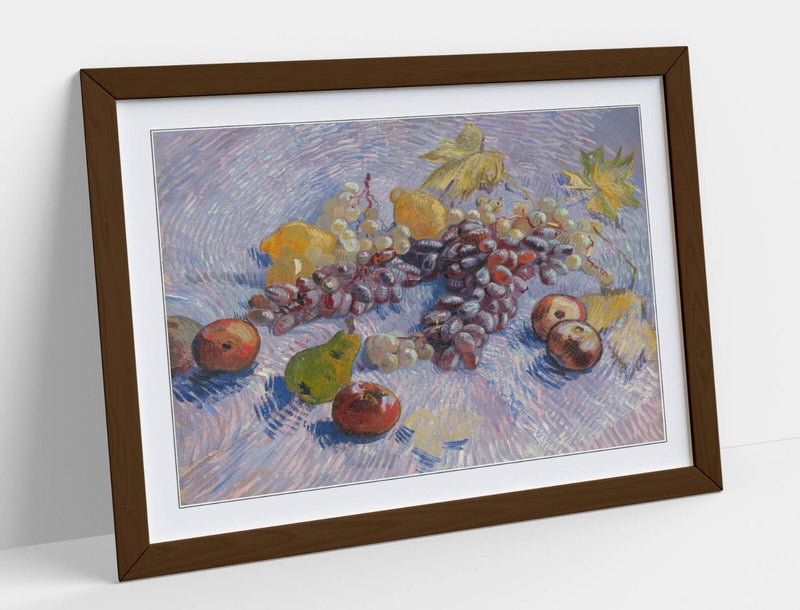 Van Gogh Framed Poster – Handmade UK Art Poster Print With Woodgrain Frame Design