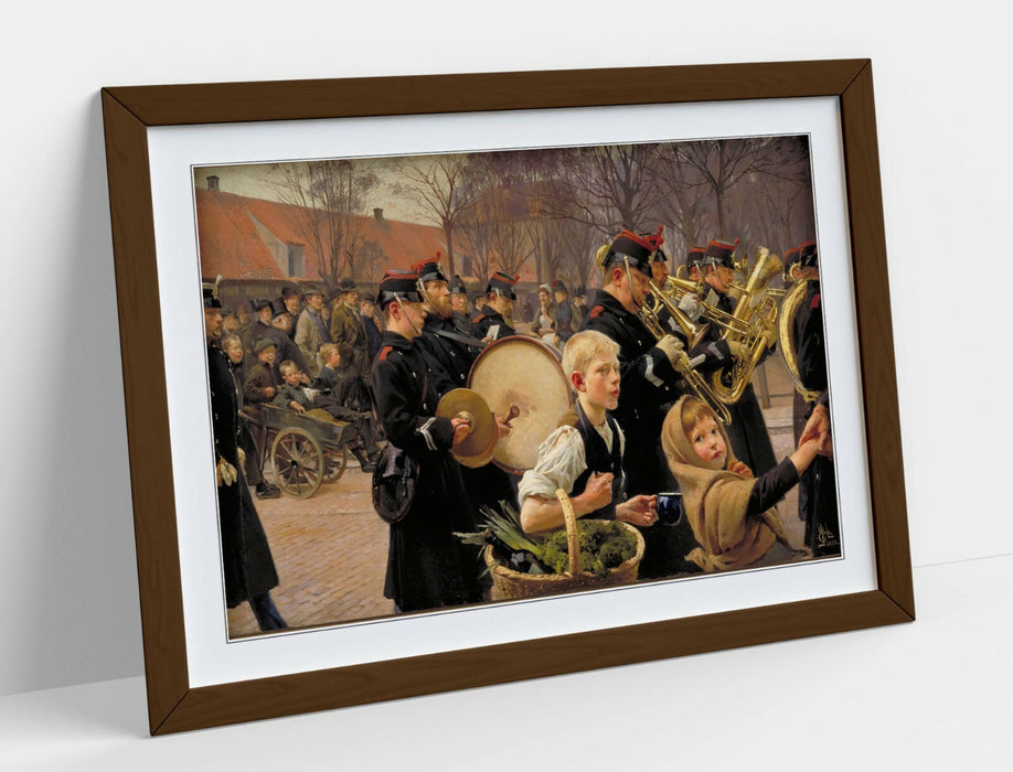 ERIK HENNINGSEN, CHANGING OF THE GUARD -ART FRAMED POSTER PICTURE PRINT ARTWORK