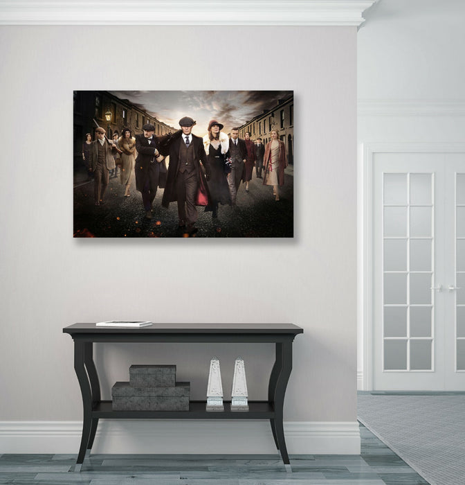 Peaky Blinders Crew - CANVAS WALL ART ARTWORK 30MM DEEP FRAMED PRINT