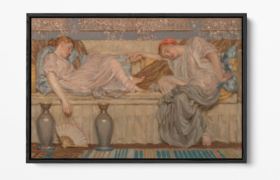 ALBERT JOSEPH MOORE, BEADS -FLOAT EFFECT CANVAS WALL ART PIC PRINT