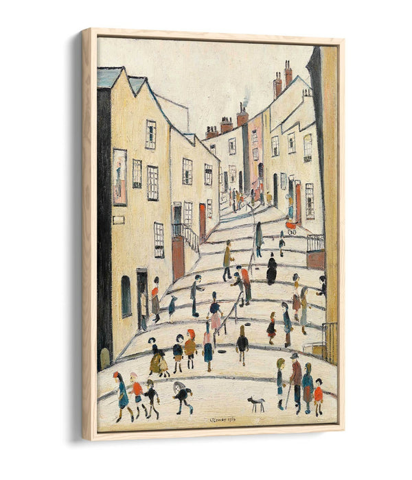 LOWRY CROWTHER STREET STOCKPORT -FLOAT EFFECT CANVAS WALL ART PIC PRINT GRAFFITI