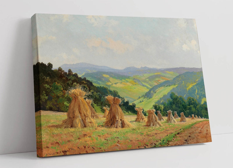 Canvas Wall Art Hugo Darnaut Foothills Of The Alps | Archival Grade Canvas Print