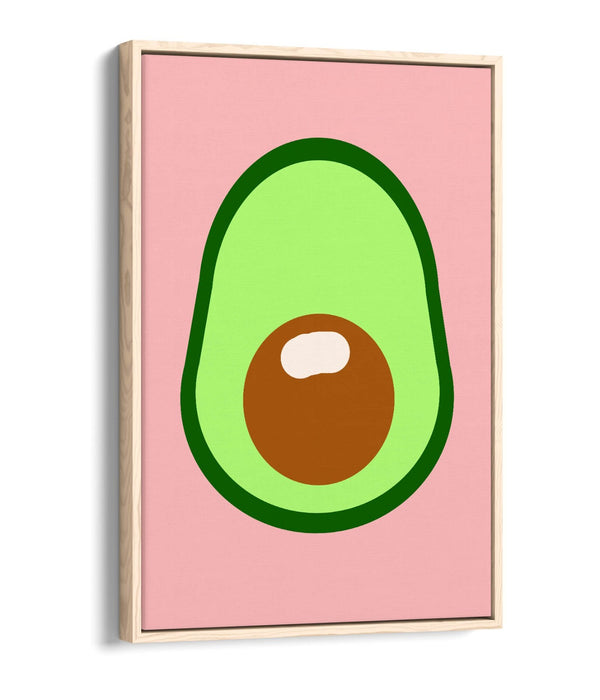 AVOCADO TRENDY MINIMALIST KITCHEN -FLOAT EFFECT CANVAS WALL ART PRINT