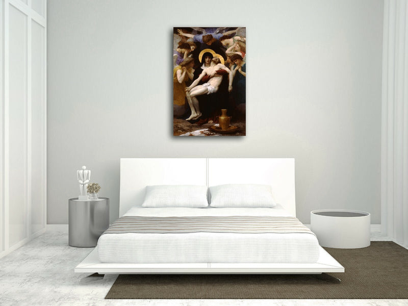 Bouguereau Pieta Canvas | Premium Religious Canvas Wall Art Print – Ready to Hang