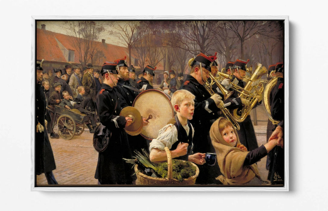 ERIK HENNINGSEN, CHANGING OF THE GUARD -FLOAT EFFECT CANVAS WALL ART PIC PRINT