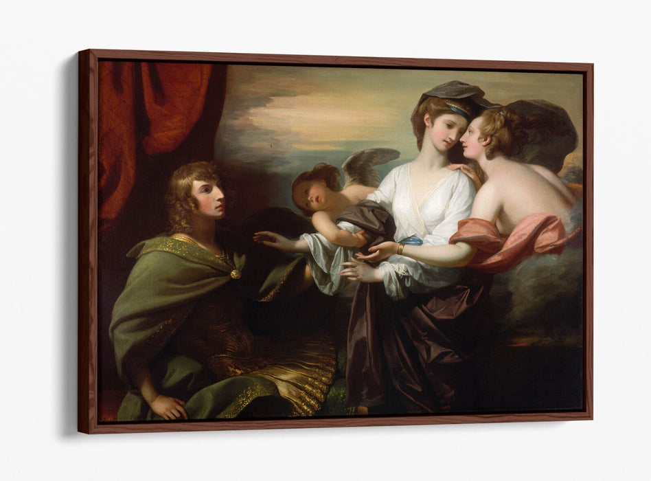 Canvas Wall Art Print - Benjamin West Helen Brought To Paris | Float Effect Canvas