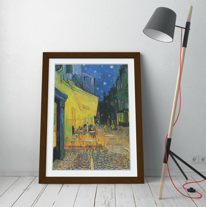 VAN GOGH CAFE TERRACE AT NIGHT -STREET ART FRAMED POSTER PICTURE PRINT ARTWORK