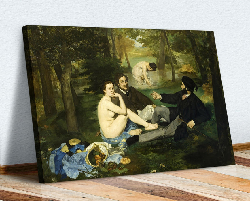 Canvas Wall Art - Edouard Manet Luncheon on the Grass | Handmade Fine Art Print
