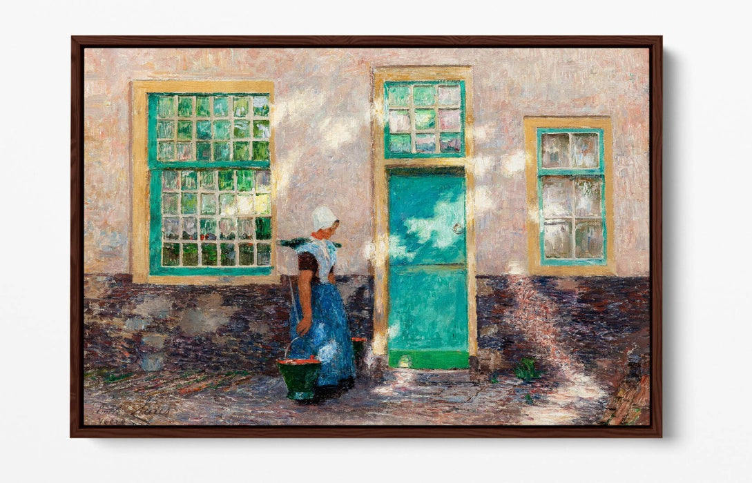 EMILE CLAUS, THE LITTLE SERVANT -FLOAT EFFECT CANVAS WALL ART PIC PRINT