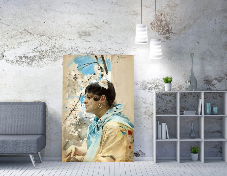 Canvas Wall Art - Anders Zorn Carmen Painting Print | Premium Handmade Canvas Art Print