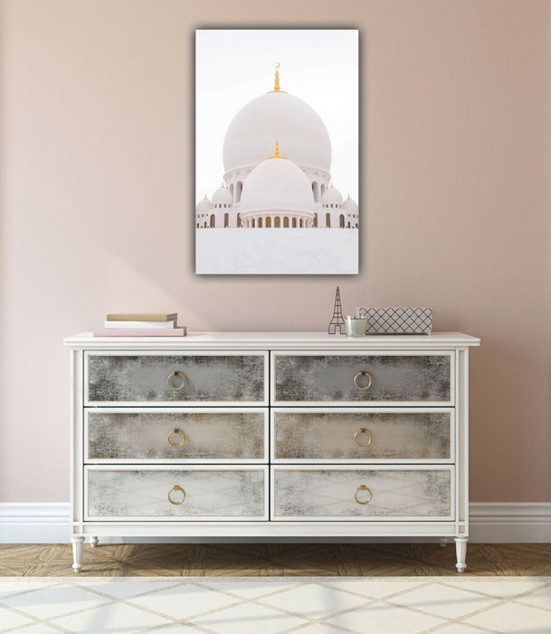 Canvas Wall Art – Grand Mosque Canvas Print | 30mm Deep Frame, Handmade UK