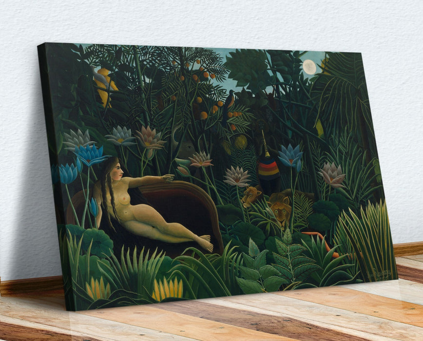 Canvas Wall Art – The Dream Henri Rousseau Framed Canvas Print 30mm Deep Frame