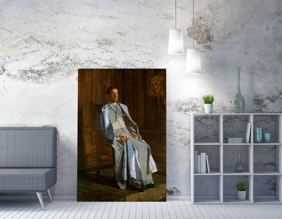 THOMAS EAKINS, ARCHBISHOP DIOMEDE FALCONIO -CANVAS WALL ART ARTWORK PIC PRINT
