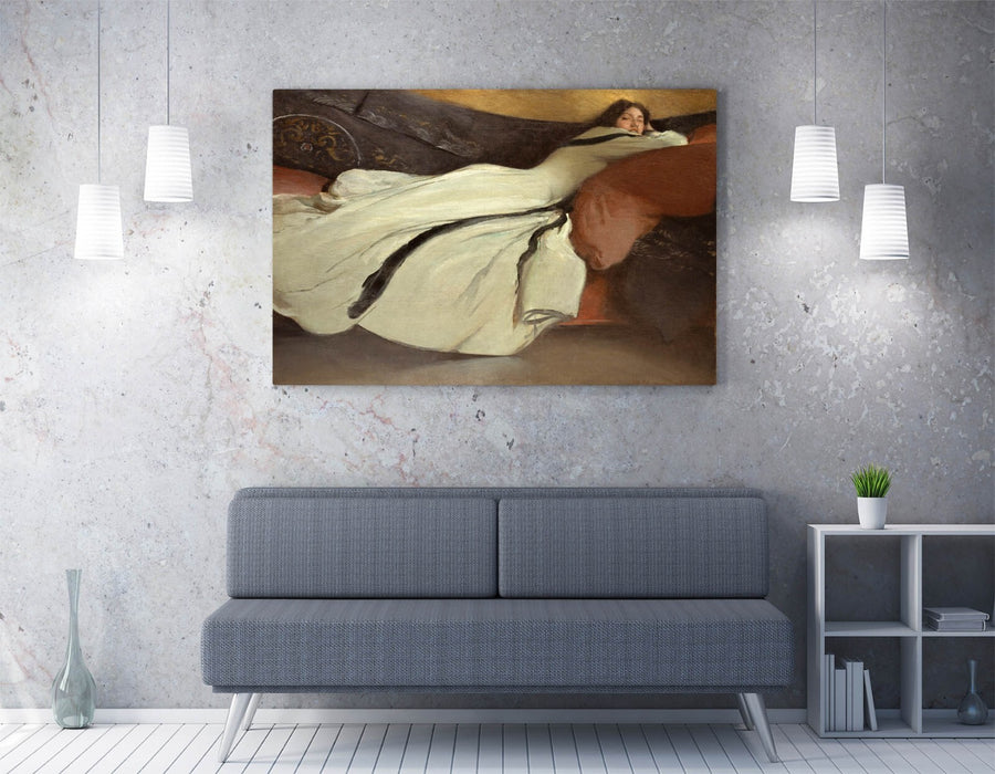 Canvas Wall Art | John White Alexander Repose Vibrant Color Artwork Print