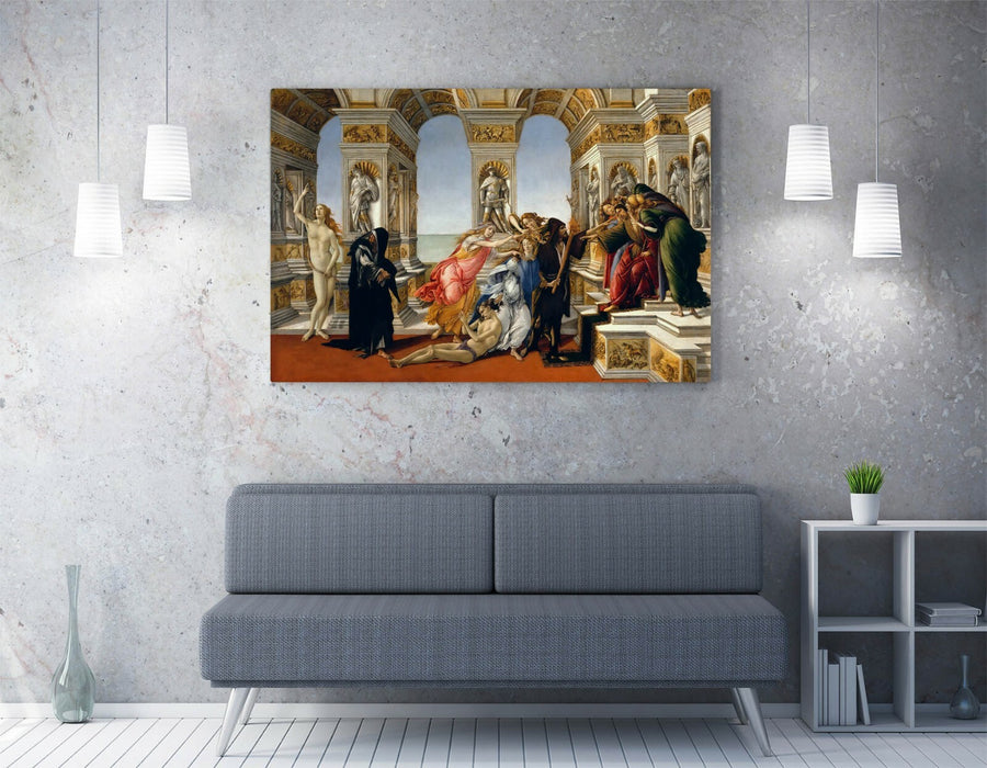 Canvas Wall Art | Sandro Botticelli Calumny of Apelles - Archival Grade Handmade Artwork