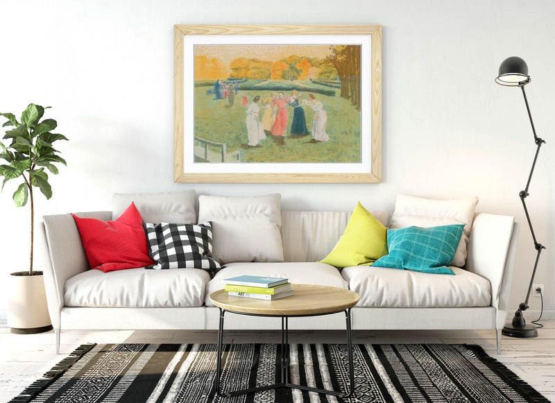 Framed Wall Art - Alexandre Lunois Blind Man's Buff Print | Matte Paper Poster