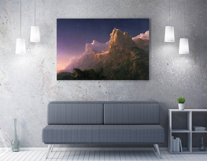 Canvas Wall Art - Thomas Cole Prometheus Bound Print | Handmade Premium Varnish Finish
