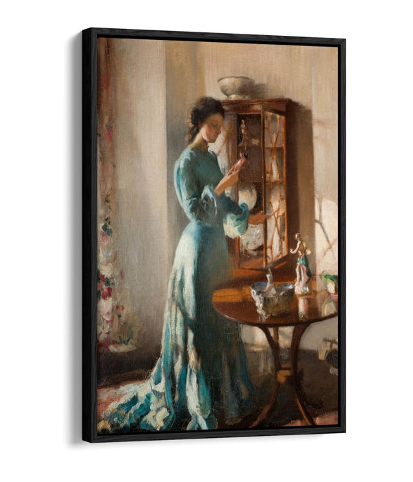 Canvas Wall Art | Henry Tonks The China Cabinet – Premium Float Effect Print