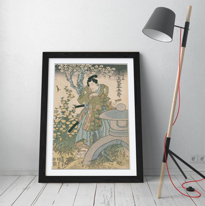Samurai Wall Art - Utagawa Kunisada Framed Art Print | UK Handmade Poster