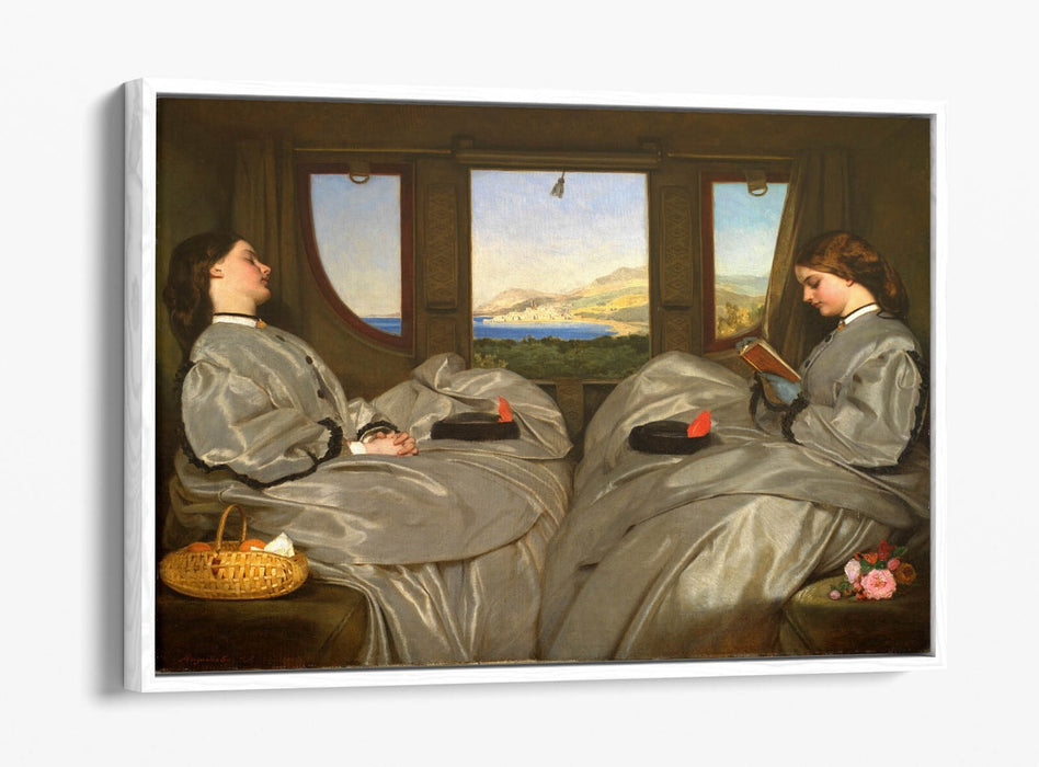 Float Effect Canvas Art - Handmade UK Canvas Featuring Augustus Leopold Egg Artwork
