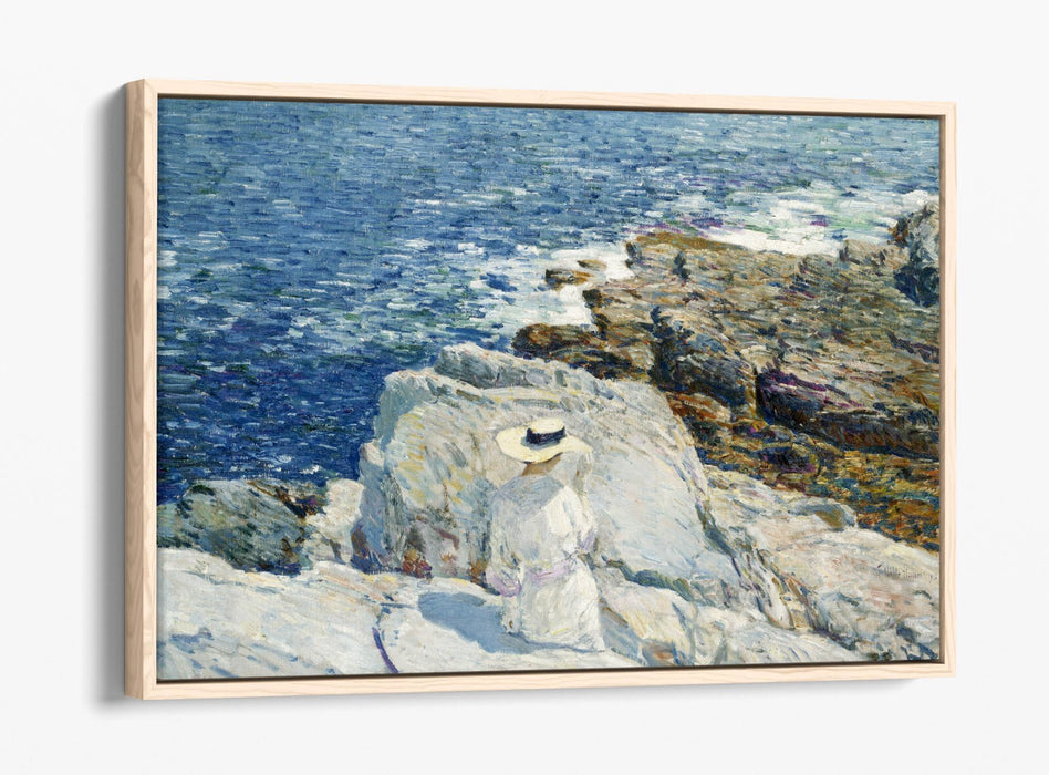 Canvas Wall Art - Childe Hassam South Ledges | Float Effect Handmade Print