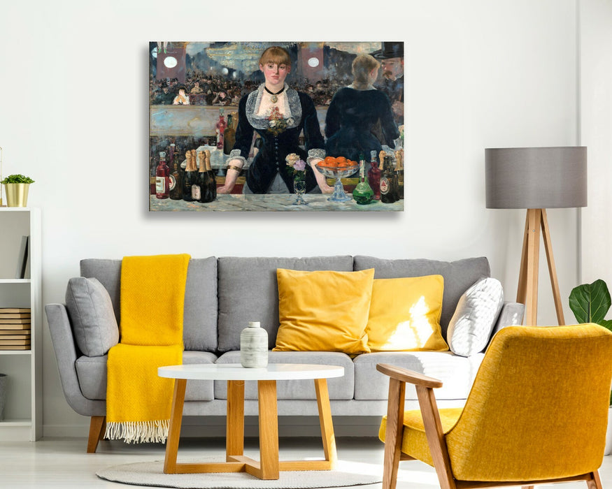 CANVAS WALL ART  PAINTING PRINT ARTWORK Edouard Manet A Bar at Folies Berghre