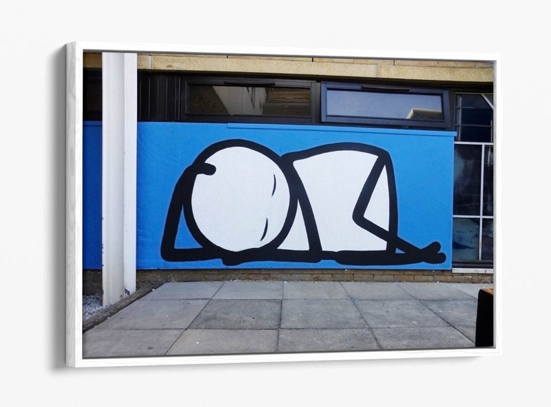Canvas Wall Art – Stik Graffiti Wall Print With Float Effect & Vibrant Colors