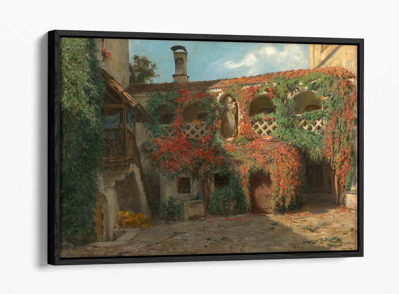 Canvas Wall Art Print - Farmstead Wall Decor With Float Effect Canvas Frame