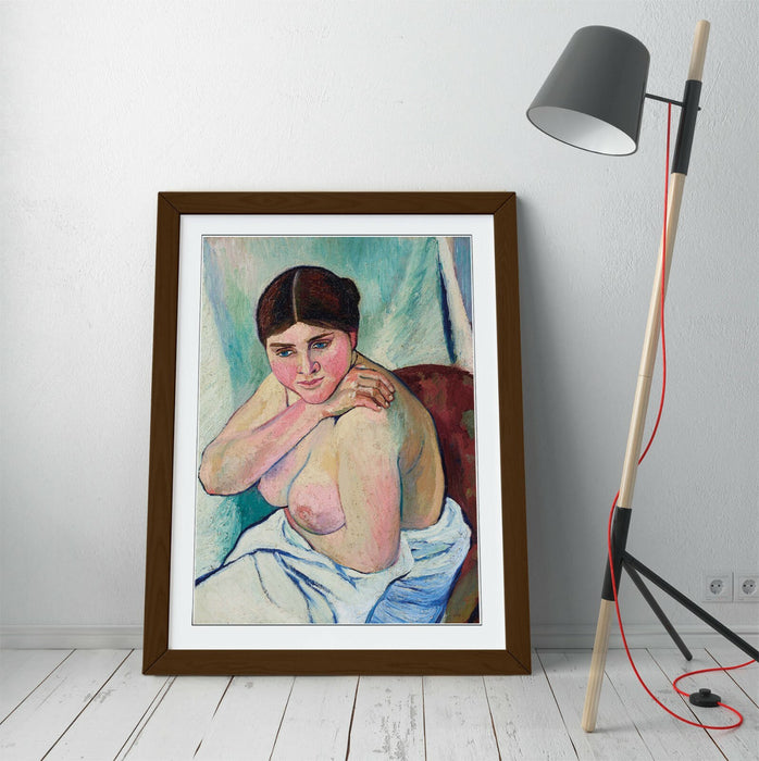 Framed Wall Art - Suzanne Valadon Juliet Sitting In Armchair | Handmade UK Art Print