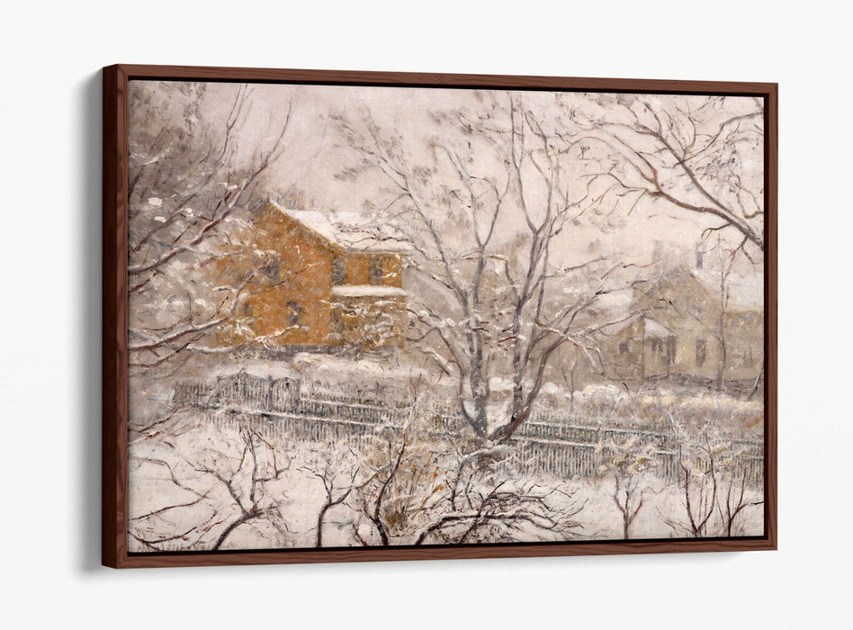 Canvas Wall Art - Amaldus Nielsen Studio Window Float Effect Print on Premium Frame