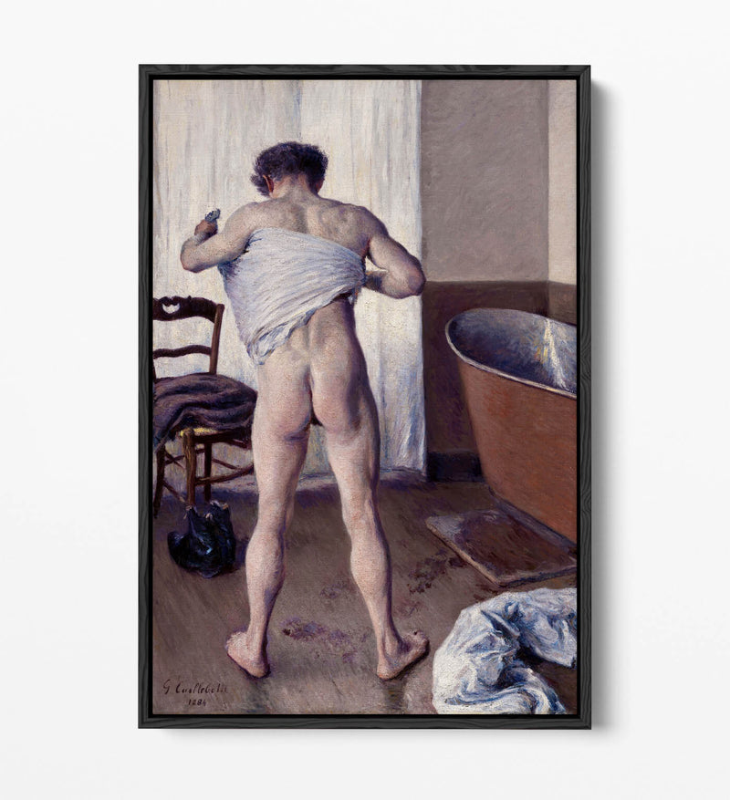 Canvas Wall Art – Handmade UK Float Effect Gustave Caillebotte Bath Print