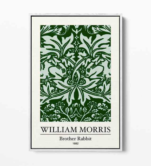 Floral Canvas Art – Premium Float Frame Botanical Canvas Print with Vibrant Color