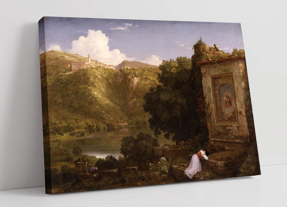Canvas Wall Art - Thomas Cole II Penseroso Handmade Premium Print on Archival Grade Canvas