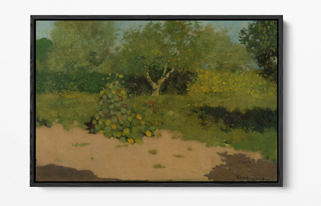 Canvas Wall Art Print – Richard Roland Holst Garden With Nasturtiums | Float Effect Canvas